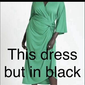 Plus size drape skirt dress